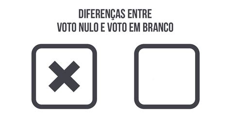 Diferenças entre Voto Nulo e Voto em Branco Toda Política