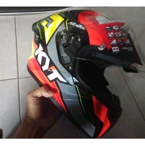 Jual Helm Kyt Tt Course Jaime Shopee Indonesia