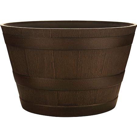 Amazon Hdr Whiskey Barrel Planter Planters Patio Lawn Garden