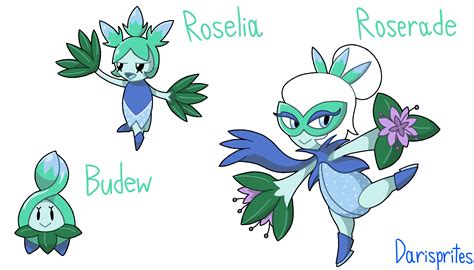 Regional Roserade Line By Darisprites On Newgrounds