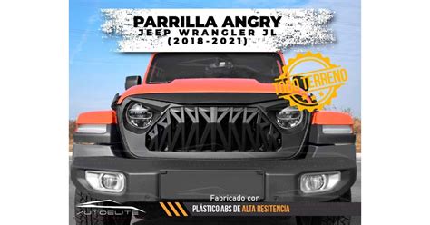 Parrilla Angry Jeep Wrangler Jl 2019 2020 2021 2022 Enojado TORUS