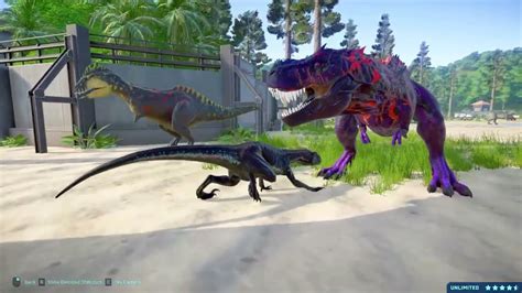 Jurassic World Dominion Giganotosaurus Escape Titanosaurus Hunting Indoraptor Vs Spider T Rex