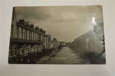 Norfolk Postcards Vicarage Road Thetford 1910 Rp K9 Books