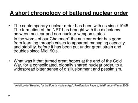 Ppt Herzlia Conference Nuclear Proliferation And Arms Control Powerpoint Presentation Id 613772