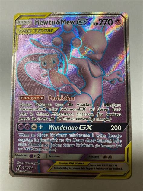 Pokemonkarte Mewtu Mew Fullart Kaufen Auf Ricardo