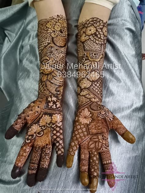 Bridal Dulha Dulhan Kalash Dholak Shahnai Mehendi Designs Dulhan Mehendi Design Jaipur