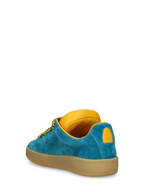 Lanvin Curb Lite In Full Suede Sneakers Lanvin