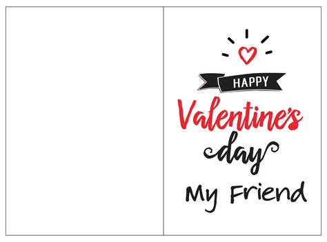 Valentine Cards For Friends 10 Free Pdf Printables Printablee