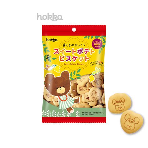 Ecくまのがっこうビスケット袋 Hokkaホッカ 北陸製菓株式会社