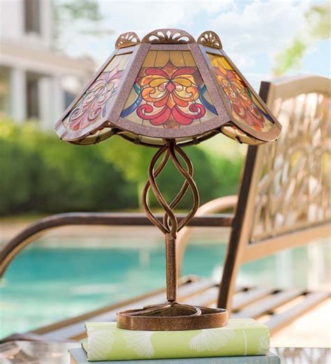 Solar Outdoor Table Lamp | Fresh Garden Decor