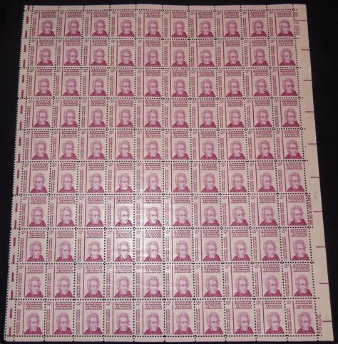 Amazon Andrew Jackson Full Sheet Of Ten Cent Stamps Scott