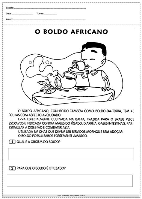 Atividades Sobre A Africa