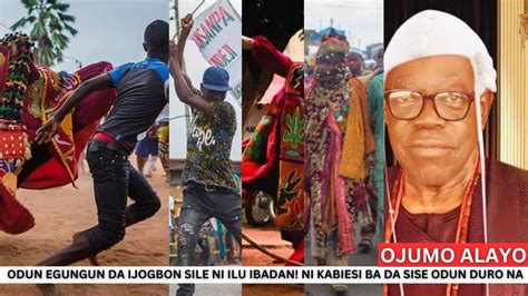 ODUN EGUNGUN DA IJOGBON SILE NI ILU IBADAN NI KABIESI BA DA SISE ODUN