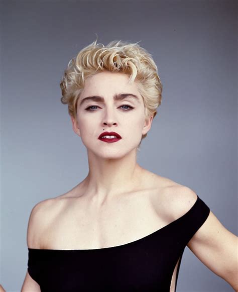 Madonna Short Hair Styles Madonna Short Blonde Hair