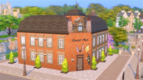 Britechester Pub The Sims 4 Speed Build No Cc Youtube