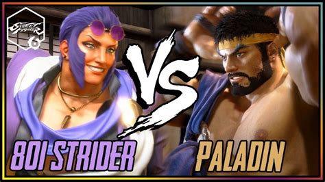 SF6 PALADIN RYU VS 801 STRIDER MARISA STREET FIGHTER 6 YouTube