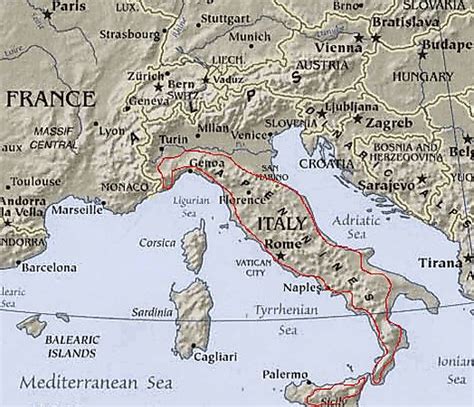 The Apennines Mountains Map and Details - World Atlas