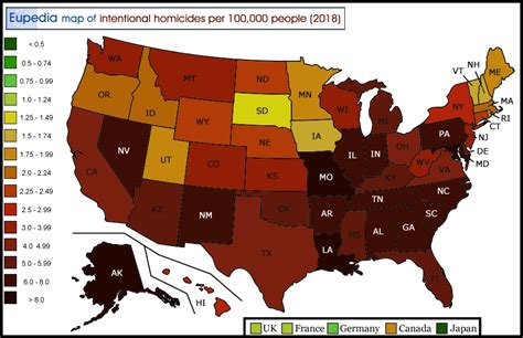 United States Homicide Map