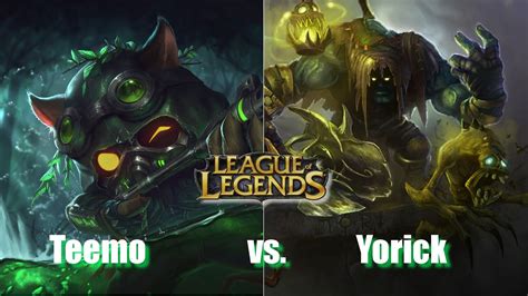 Omega Squad Teemo Vs Yorick League Of Legends Full Gameplay Youtube