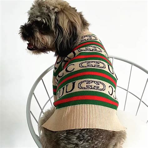 Luxury Pet Dog Clothes Apparel Cat Sweater Dog Knitted Clothes For ...