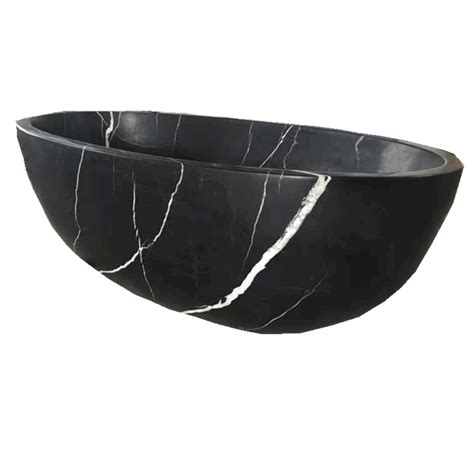 Black Granite Bathroom Corner Freestanding Bathtub - Bathroom Sink