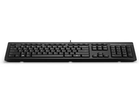 Teclado Alambrico Hp Qwerty Espa Negro Usb