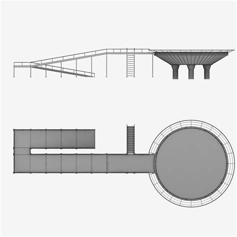 3d Helicopter Pad Model