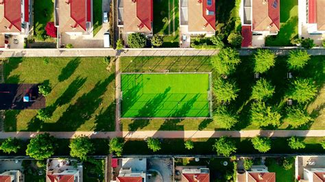 city park aerial view  stock video  vecteezy