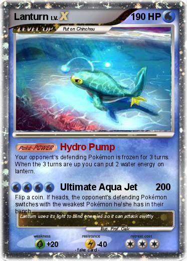 Pokémon Lanturn 65 65 - Hydro Pump - My Pokemon Card