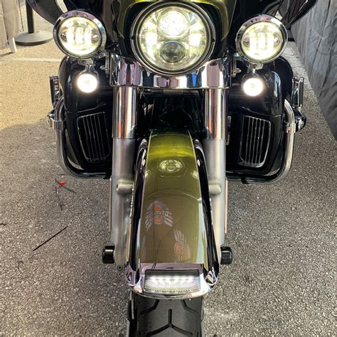 Customer Gallery Front Fender Tip Led Lights For Harley Davidson