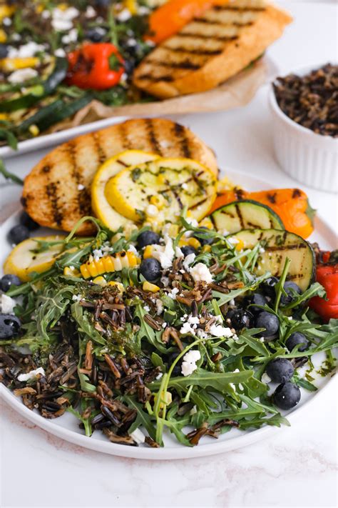 Summer Salads That Dont Suck Wild Rice Salad With Feta And Veggies