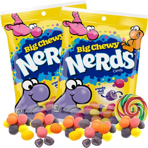 Nerds Assorted Fruit Flavored Big Chewy Candies Crunchy