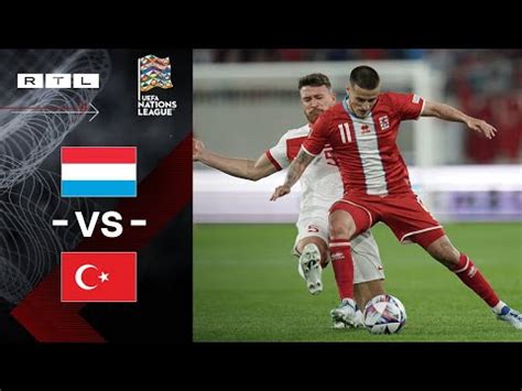 Luxemburg Vs T Rkei Highlights Tore Uefa Nations League Youtube