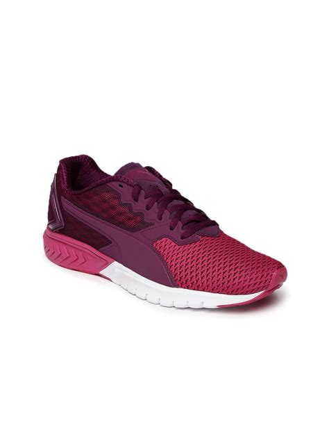 Buy Puma Women Purple And Pink Ignite Dual Mesh Running Shoes Sports