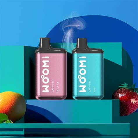 Amazon Factory Kiwi Passion Fruit Guava Flavour Woomi 550mAh 6000 Puffs