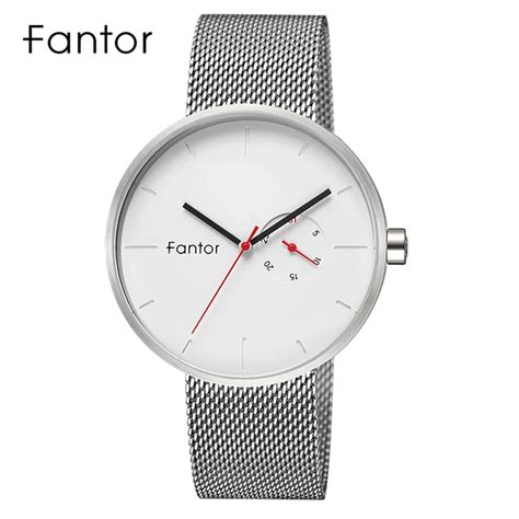 Fantor Rel Gio Masculino De Quartzo Marca De Luxo Casual Couro Magro