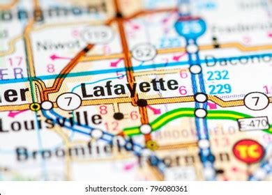 Lafayette Colorado Usa On Map Stock Photo 796080361 | Shutterstock