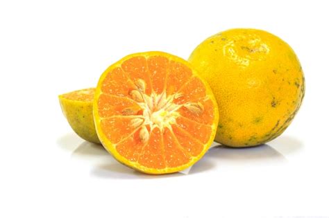 Premium Photo Orange Fruit Sliced Isolated