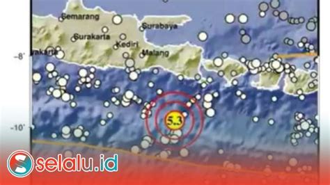 Gempa Magnitudo 5 3 Guncang Jember Getaran Terasa Hingga Denpasar Bali