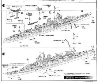 Sakawa Scale Convertible Kit Fujimi Toku Ijn Light Cruiser