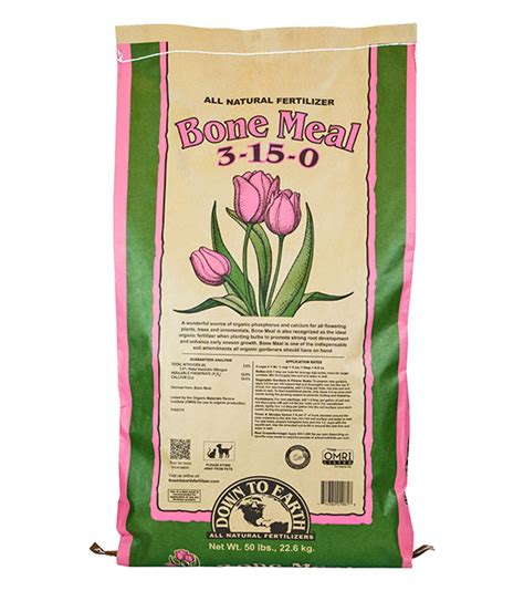 Bone Meal 3 15 0 Down To Earth Fertilizer