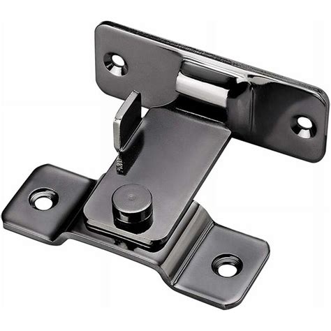 Degree Right Angle Door Latch Hasp Stainless Steel Sliding Door Lock