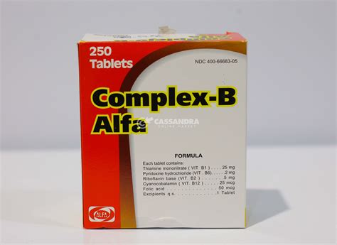 Complex B Alfa Solution For Injection B Complex Injection 10 Ml