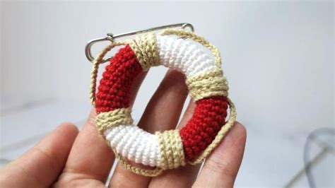 Toy Crochet Lifebuoy Free Pattern Free Amigurumi