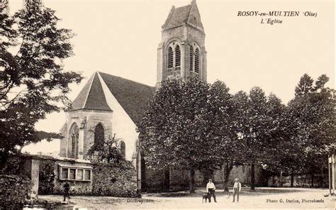 Rosoy En Multien L Glise Eme Vue Carte Postale Ancienne Et Vue