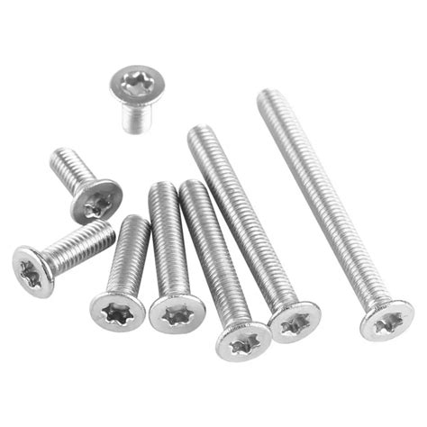 50Pcs Lot M3 Stainless Steel Screw SS304 Flat Head Star Drive Machine