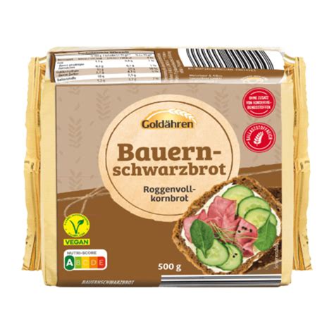 GOLDÄHREN Bauernschwarzbrot von ALDI Nord ansehen