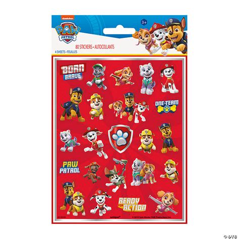 Paw Patrol Stickers Oriental Trading