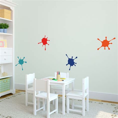 Paint Splatter Wall Decals Custom Vinyl Vinyl Wall Art