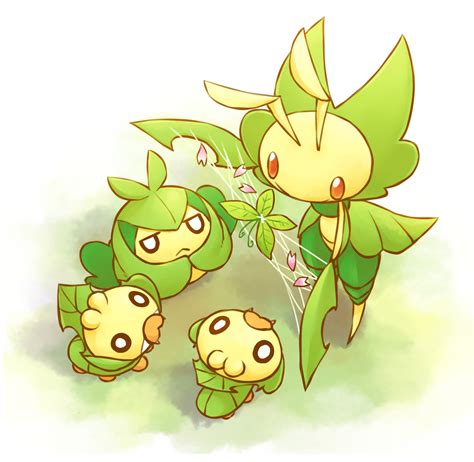 Swadloon Sewaddle And Leavanny Pokemon Drawn By Fuifui Danbooru